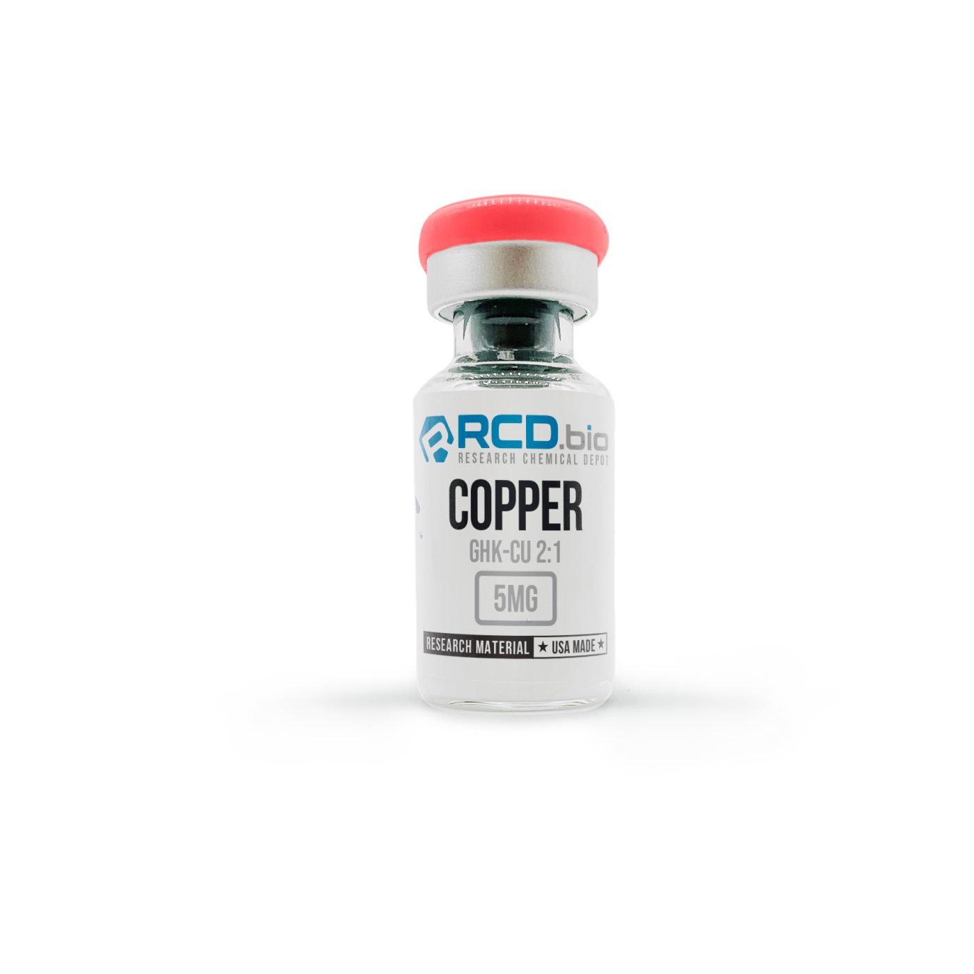 Buy Copper Peptide GHK-Cu 2:1 from RCD.bio in USA. At RCD.bio all our compounds are 3rd party tested to ensure quality and purity. Buy Now!