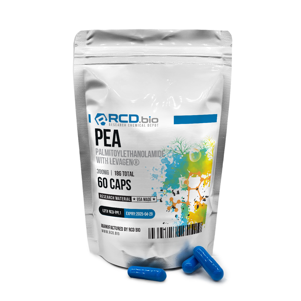 PEA Palmitoylethanolamide With Levagen For Sale | RCD.bio