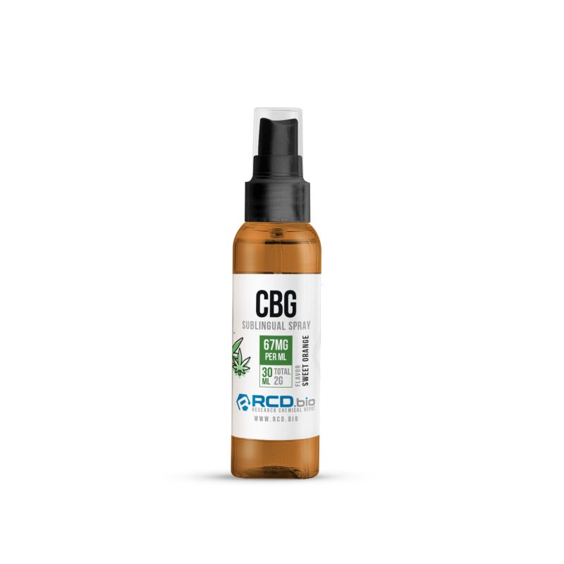 CBG Sublingual Spray Sweet Orange Flavor [Liquid]