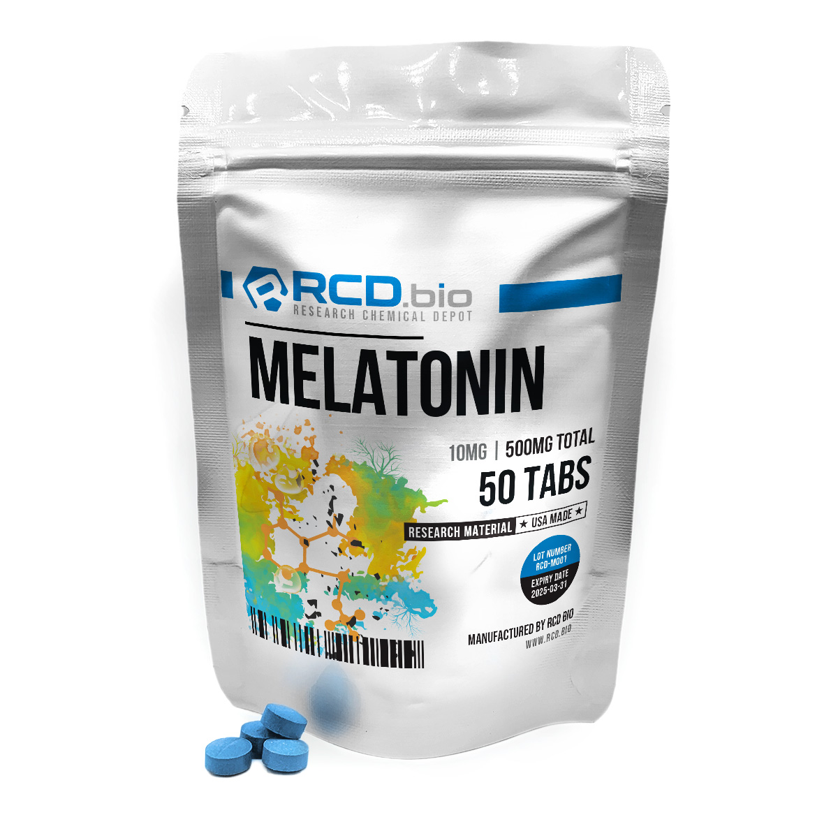 Buy Melatonin 10mg Tablets in USA | Fast Shipping | RCD.bio