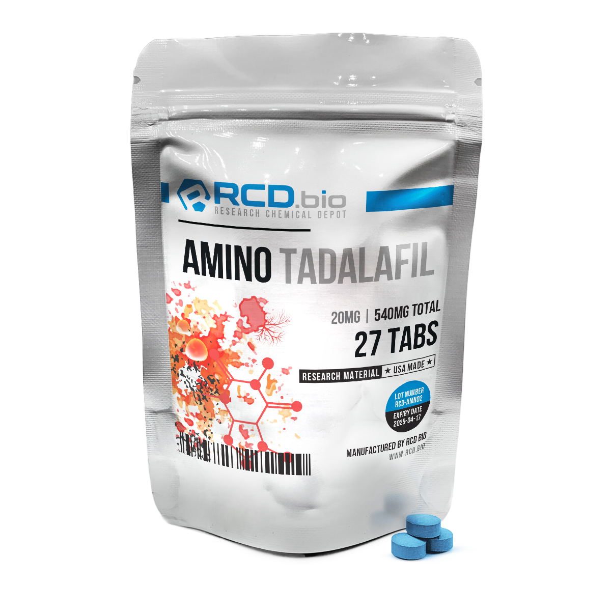 Amino Tadalafil Tablets For Sale in USA | Fast Shipping | RCD.bio